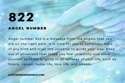 822 angel number|822 Angel Number Meaning